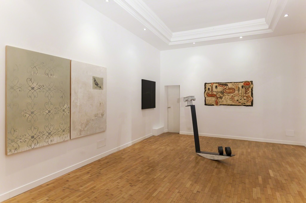 Installation view Alessandro Procaccioli, Emmanuele De Ruvo, Simone Pellegrini — presso Montoro12 Contemporary Art. Installation view Alessandro Procaccioli, Emmanuele De Ruvo, Simone Pellegrini — presso Montoro12 Contemporary Art.