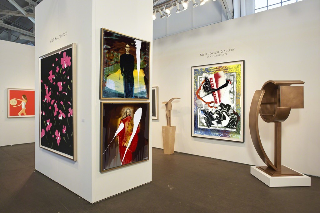 works by Alex Katz, Julian Schnabel, Guy Dill and Frank Stella, works by Alex Katz, Julian Schnabel, Guy Dill and Frank Stella,