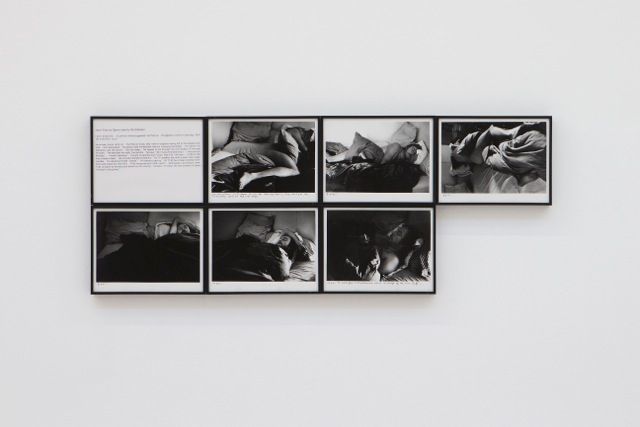 Sophie Calle, ‘The Sleepers - Jean-Yves Le Gavre’, 1980, Photography, 6 black and white photographs, one text, Perrotin