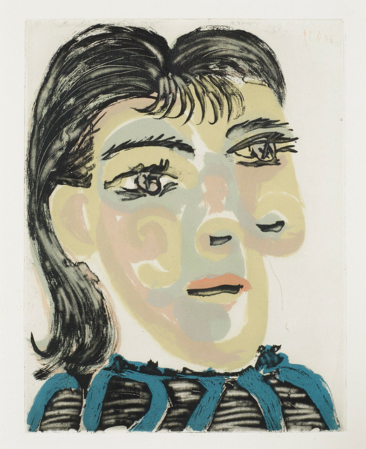 Pablo Picasso, ‘Tête de Femme No. 2. Portrait de Dora Maar’, 1939, Print, Aquatint, John Szoke