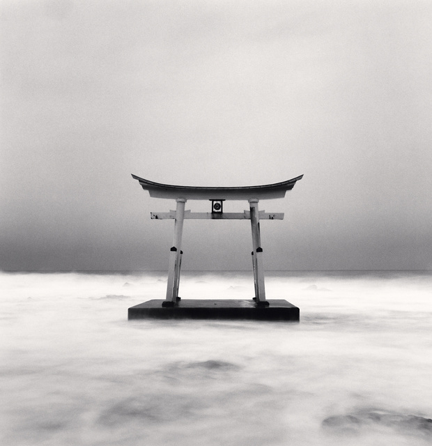 Michael Kenna, ‘Torii Gate, Study 3, Shosanbetsu, Hokkaido, Japan,’, 2014 (printed 2019), Photography, Gelatin silver print, Peter Fetterman Gallery