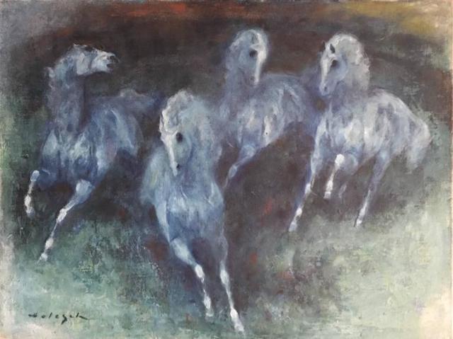 Denes Holesch, ‘Horses’, 20th Century, Lions Gallery
