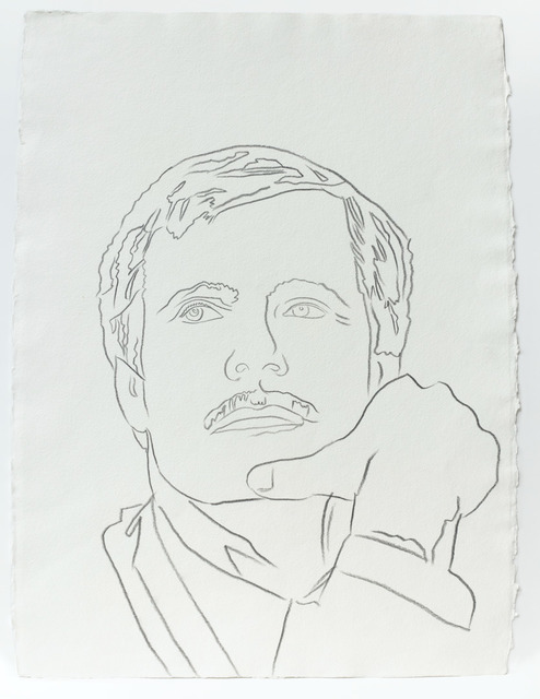 Andy Warhol, ‘Andy Warhol, Graphite Work on Paper of Ted Turner, 1986’, 1986, Hedges Projects
