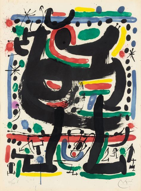 Joan Miró, ‘POSTER FOR THE OPENING OF MOURLOT ATELIER IN NEW YORK (M. 512)’, 1967, Doyle