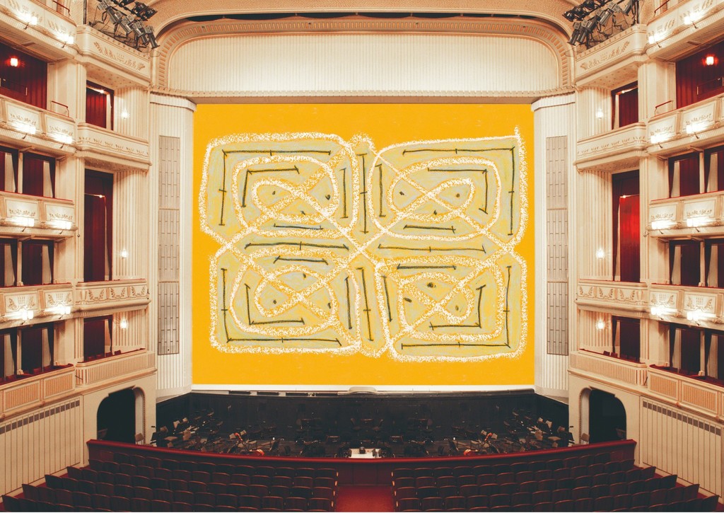 Joan Jonas, Safety Curtain 2014/2015, Vienna State Opera, © museum in progress (www.mip.at) Joan Jonas, Safety Curtain 2014/2015, Vienna State Opera, © museum in progress (www.mip.at)