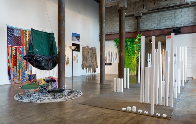 Image courtesy of Smack Mellon. Photo by Etienne Frossard. Installation view. Image courtesy of Smack Mellon. Photo by Etienne Frossard. Installation view.
