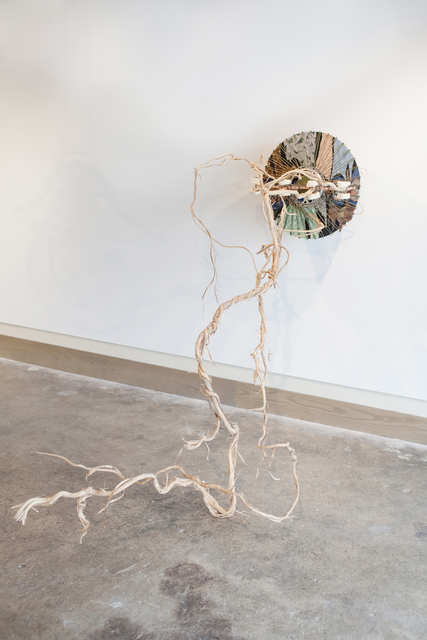 Lorna Williams, ‘Lore’, 2017, Sculpture, Plaster teeth, vines, plumbing hardware, light fixture, Cindy Rucker Gallery