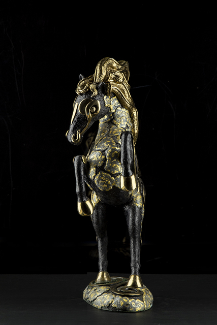 Jiang Tiefeng, ‘China Gilt Bronze Horse Statue Contemporary Art Sculpture’, 1994, Sculpture, Bronze, Modern Artifact