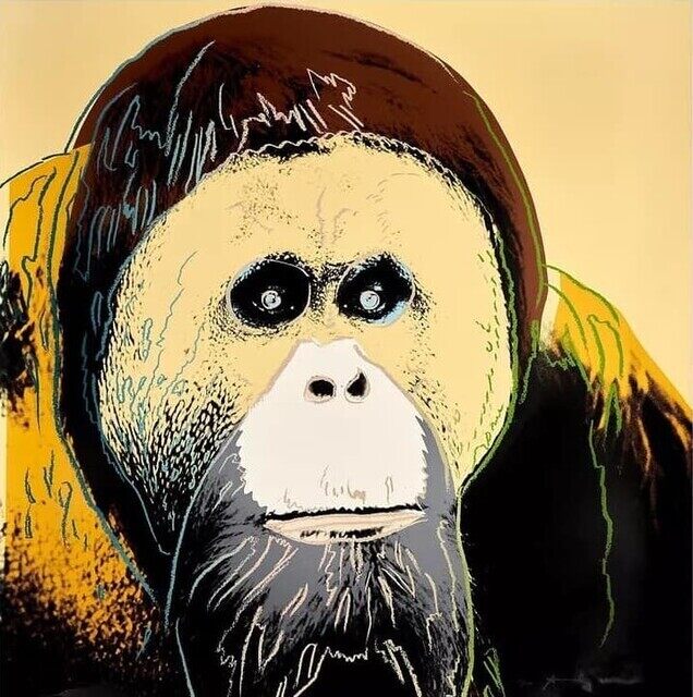 Andy Warhol - Orangutan, from Endangered Species (F. & S. 299)