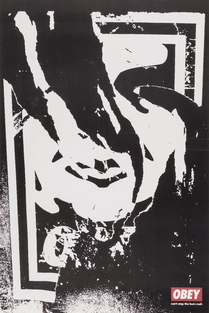 Shepard Fairey, ‘Ripped Poster (Can't Stop the Bum Rush)’, 2001, Heritage Auctions