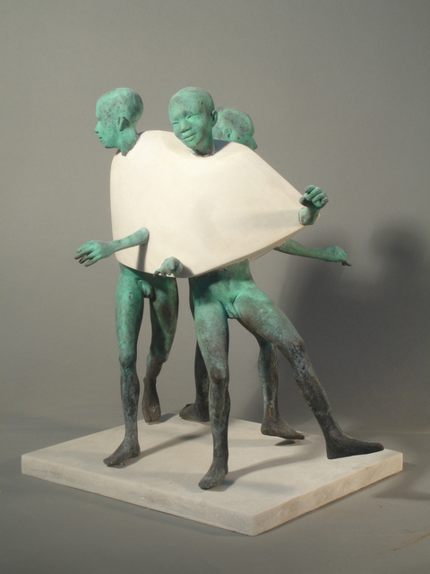 Jesús Curiá, ‘Tres en uno’, Anquins Galeria