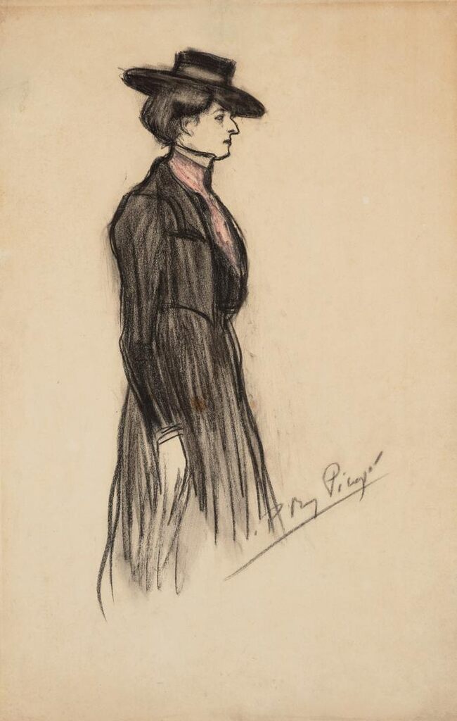 Pablo Picasso - Femme de profil au chapeau