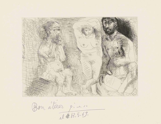 Pablo Picasso, ‘Plate 2, from: El Entierro del Conde de Orgaz’, 1966, Christie's