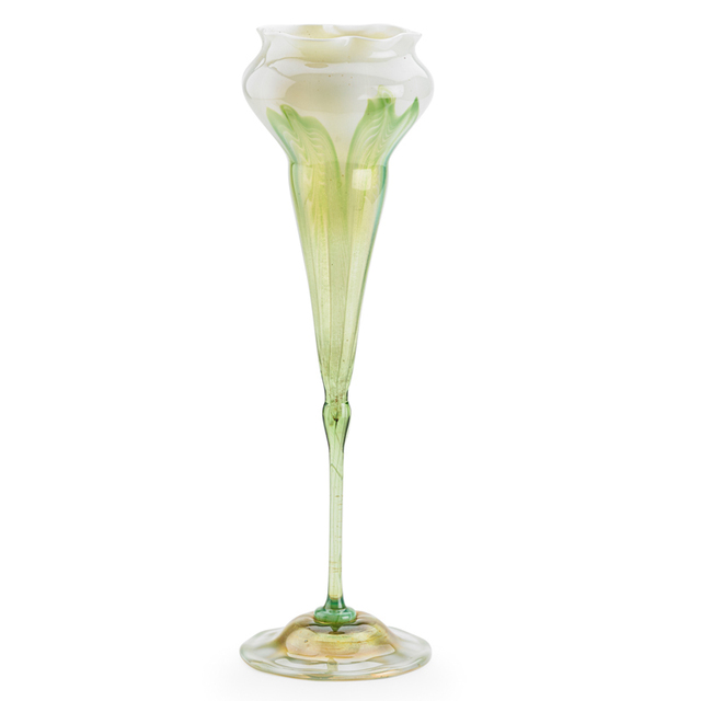 Tiffany Studios, ‘Favrile Glass Floriform Vase, New York’, ca. 1904, Rago/Wright