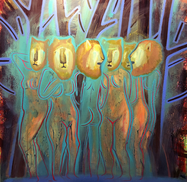 Jennifer Coates, ‘Lion headed Bathers’, 2018, Park Place Gallery