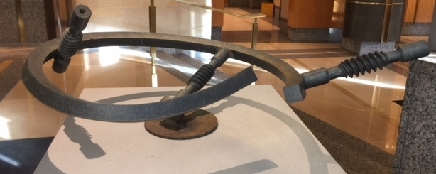Chas Colburn, ‘Shilleleagh’, Sculpture, Cadmium plated steel, Zenith Gallery