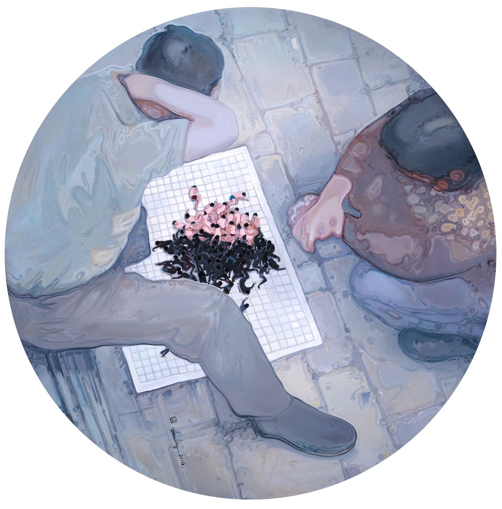 Ju - White
Zhou Jin Hua
Acrylic and Oil on Canvas
Dimeter 100 cm
2014 Ju - White
Zhou Jin Hua
Acrylic and Oil on Canvas
Dimeter 100 cm
2014