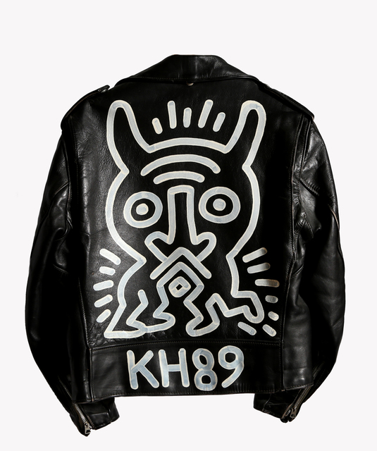 Keith Haring, ‘Schott Motorcycle Jacket Painting’, 1989, RoGallery