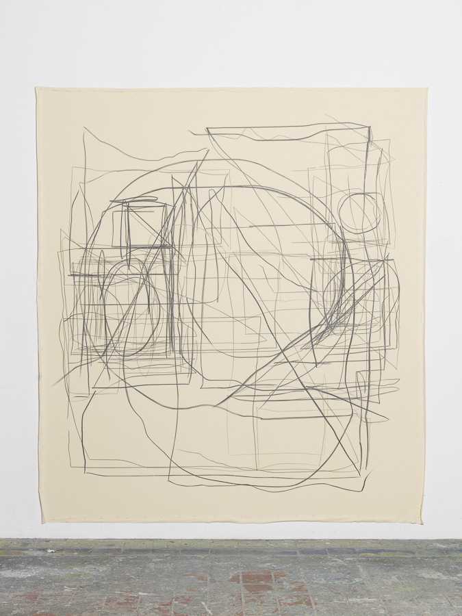 Peppi Bottrop - Wheyl, 2015, Graphite on Canvas, 250 x 210 cm (98,4 x 82,6 in) Peppi Bottrop - Wheyl, 2015, Graphite on Canvas, 250 x 210 cm (98,4 x 82,6 in)