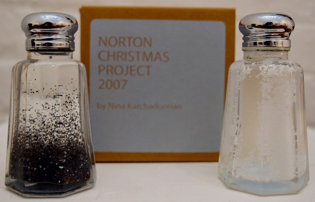 Nina Katchadourian, ‘Salt and Pepper Shakers’, 2007, Sculpture, Glass, rubber, stainless steel, plastic, water, and glycerin, International Studio & Curatorial Program