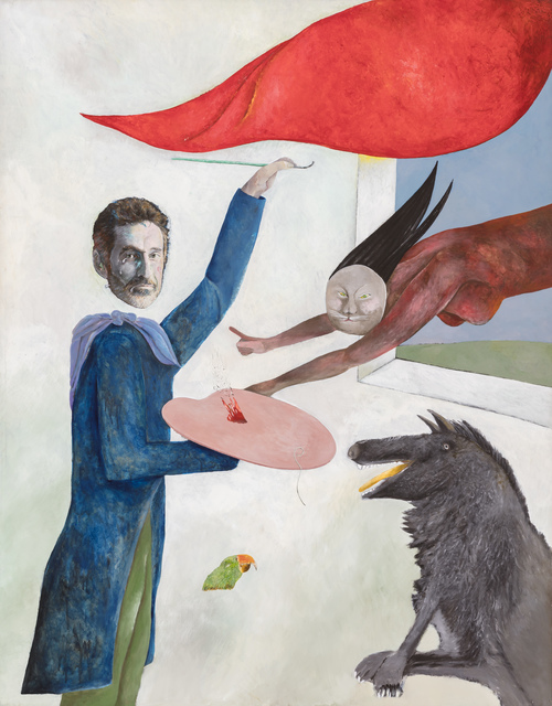 Breyten Breytenbach, ‘Autoportrait masqué’, 1990, Painting, Mixed media on canvas, Stevenson