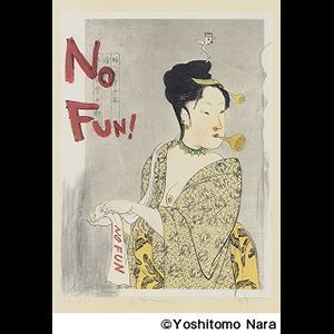Yoshitomo Nara - No Fun! (In the Floating World) (Nara E-1999-010)