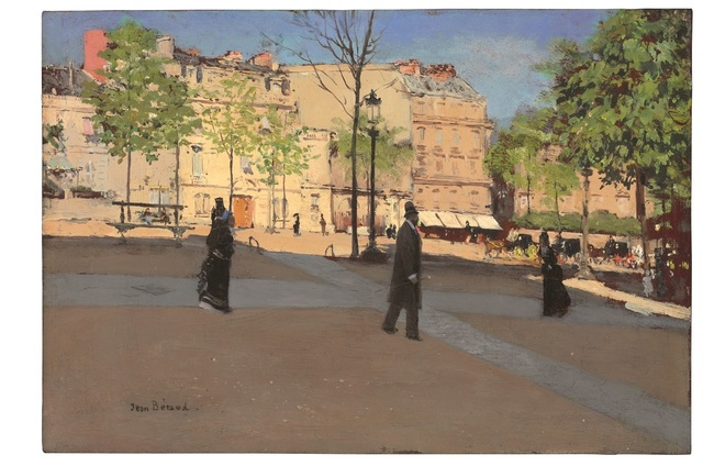 Jean Béraud, ‘Place ensoleillée’, ca. 1890, Painting, Oil on panel, Gallery 19C