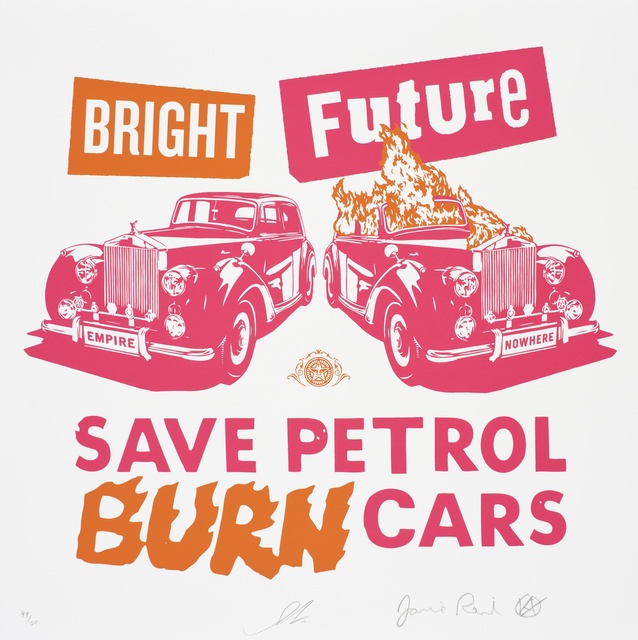 Shepard Fairey (OBEY), ‘Bright Future (pink/orange)’, 2012, Paul Stolper Gallery