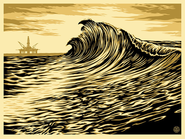 Shepard Fairey (OBEY), ‘Water Is The New Black’, 2015, Perry J. Cohen Foundation Benefit Auction