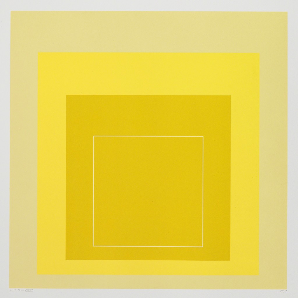 Josef Albers, "WLS XVII," 1967 Josef Albers, "WLS XVII," 1967
