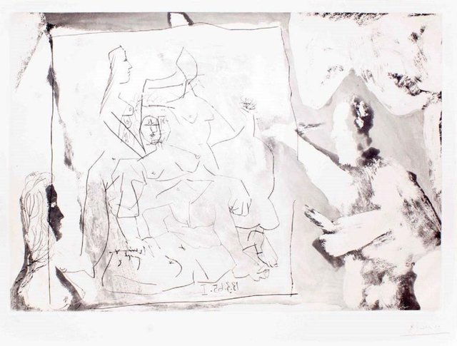 Pablo Picasso, ‘Dans l'Atelier’, 1965, Wallector