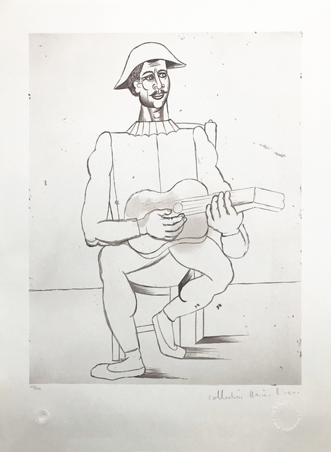 Pablo Picasso, ‘ARLEQUIN MOUSTACHU A LA GUITARE’, 1979-1982, Reproduction, LITHOGRAPH ON ARCHES PAPER, Gallery Art
