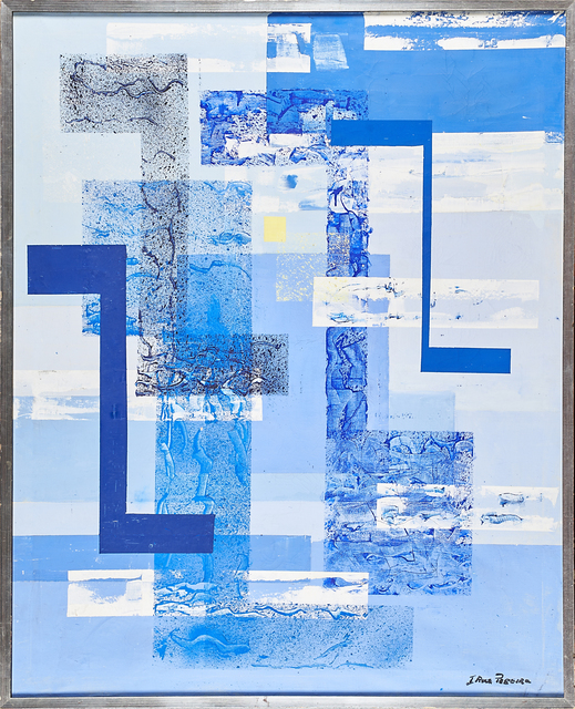 Irene Rice Pereira, ‘The Soul of Space’, ca. 1950, Painting, Oil on canvas (framed), Rago/Wright
