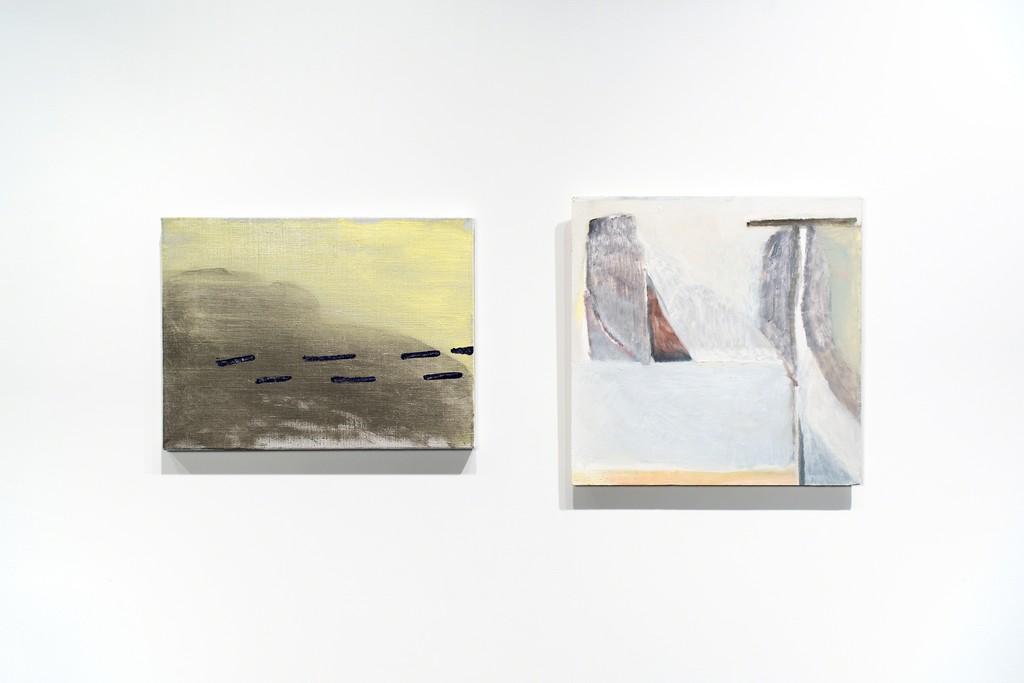 Paintings by Ian White Williams and Ellen Siebers. Paintings by Ian White Williams and Ellen Siebers.