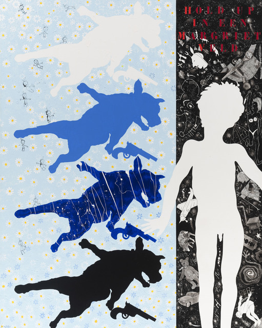 Christian Silvain, ‘Hold Up’, 2012, Mixed Media, Mixed media on canvas, Galerie Martine Ehmer