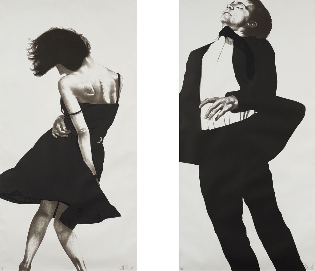 Robert Longo - Meryl and Jonathan, from Men in the Cities