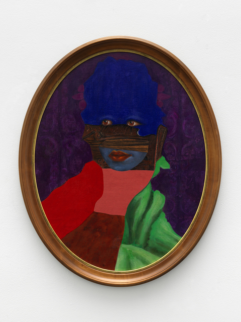 David Shrobe, ‘Rupture’, 2019, Painting, Acrylic, ink, and book cloth on canvas in wood frame, Thierry Goldberg Gallery