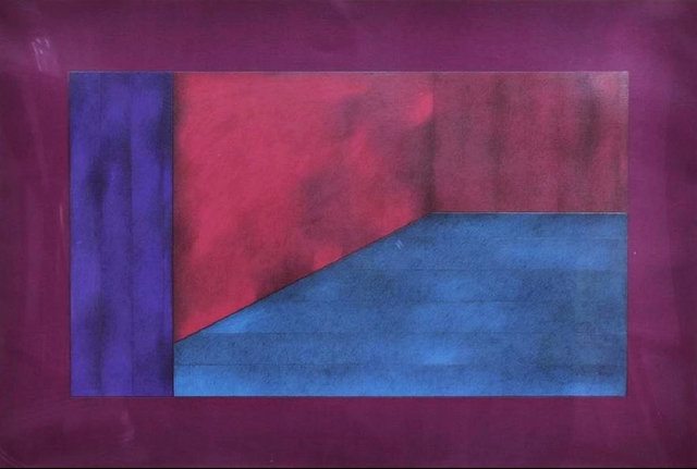 Sonia Gechtoff, ‘Abstract Expressionist painting’, 1981, Drawing, Collage or other Work on Paper, Acrylic and Pencil Painting on Paper. Hand Signed. Dated. Framed., Alpha 137 Gallery