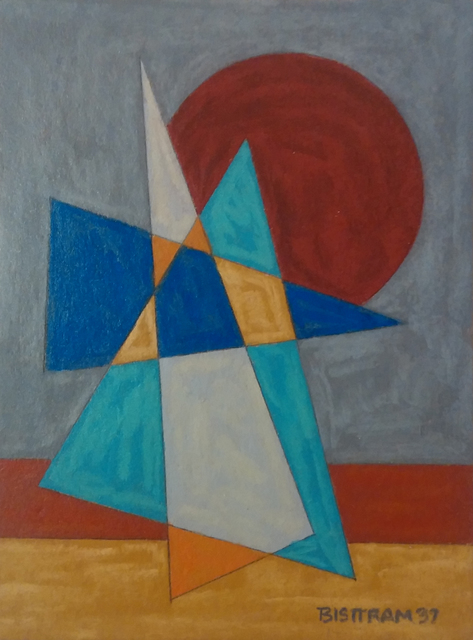 Emil Bisttram, ‘Untitled 1937’, 1937, Painting, Encaustic on paper, Addison Rowe Gallery