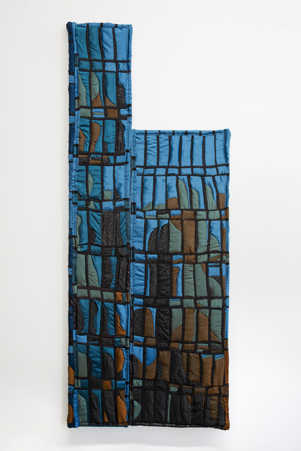 Anne Libby, ‘Specula’, 2020, Mixed Media, Satin, batting, wood, Night Gallery