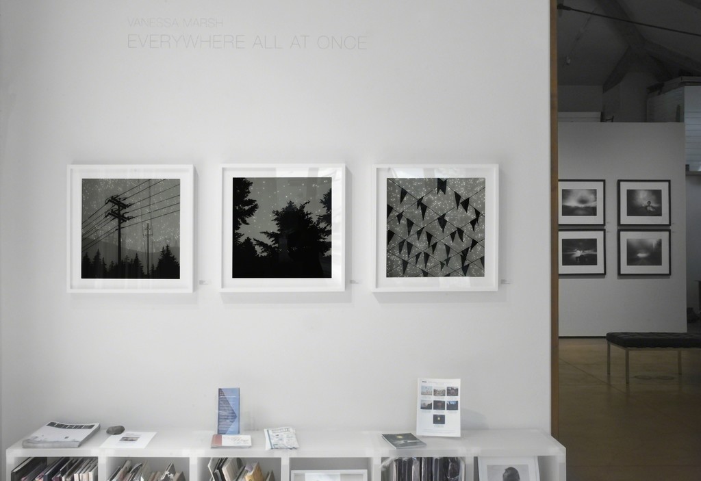 Landscape #1, Landscape #19, Landscape #7 – ©Vanessa Marsh –
Images from Everywhere All at Once installed in photo-eye Gallery's Front room Landscape #1, Landscape #19, Landscape #7 – ©Vanessa Marsh –
Images from Everywhere All at Once installed in photo-eye Gallery's Front room