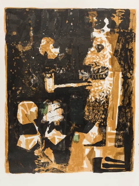 Antoni Clavé, ‘Roi au fond noir (Passeron 52)’, 1957, Forum Auctions