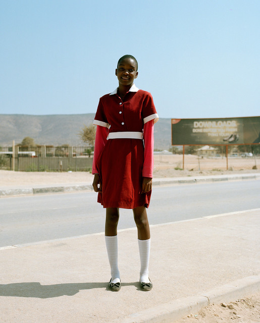 Francois Visser, ‘Girl in Street, Namibia’, 2015, Photography, Archival pigment print (unframed), THK Gallery
