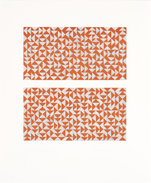 Anni Albers, ‘Fox I’, 1972, Print, Photo-offset on Rives BFK paper, Cristea Roberts Gallery