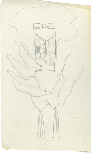 Andy Warhol, ‘n.t. (Dick Dressed in a Vest)’, ca. 1956, Daniel Blau