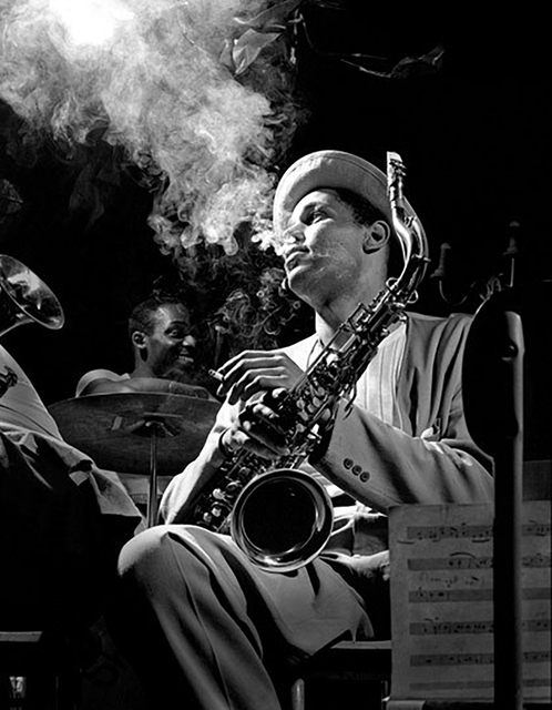 Herman Leonard, ‘Dexter Gordon, Royal Roost, New York City’, 1948, Etherton Gallery