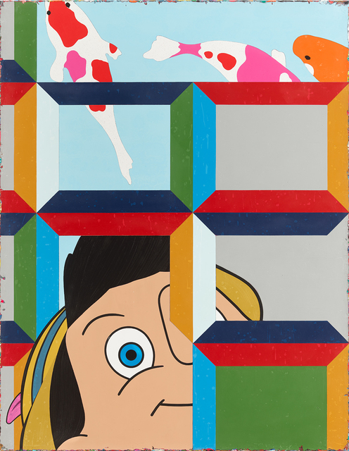 Lai Chiu-Chen, ‘Pinocchio Cannot Go Fishing Without Lying’, 2018, Painting, Acrylic on canvas, Lin & Lin Gallery