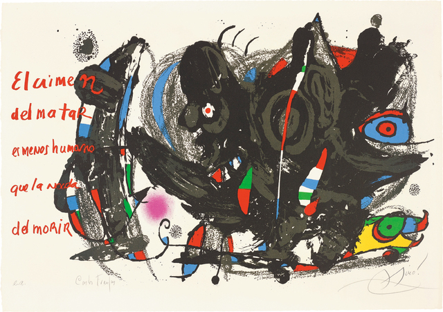 Joan Miró, ‘Poemas para Mirar (Poems to Watch)’, 1976, Phillips