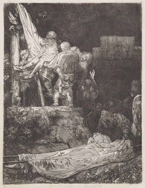 Rembrandt van Rijn, ‘The Descent from the Cross by Torchlight’, 1654, Christie's