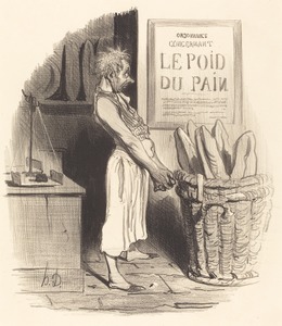 Honoré Daumier, ‘Pour lors... nous... sommes dans le pétrin’, 1840, National Gallery of Art, Washington, D.C.